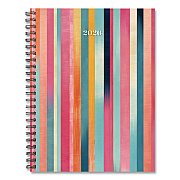 Happy Stripe Weekly/Monthly Planner, 8.5 x 6,5, Multicolor Cover, 12-Month (Jan to Dec): 2026 (56677)