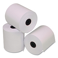 Alliance Rubber Rubber Rubber Phenol-Free Thermal POS Paper Rolls, 2.25" x 50 ft, White, 50 Rolls/Carton (3735)