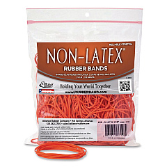 Alliance Rubber Rubber Rubber Non-Latex Rubber Bands, Size #19, Orange, 360/Pack (37198)