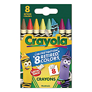 Crayola Limited Edition Retired Color Crayons, Regular Size, 8 Assorted Colors, 8/Pack (523019)