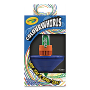 Crayola Colourwhirls Toy with (1) Rip-Cord Spinner and (1) Ultra-Clean Washable Marker, Ages 6 and Up, 4 Pieces (747645)