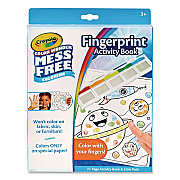 Crayola Color Wonder Mess Free Coloring Fingerprint Activity Book, Ages 3 and Up, 27 Pages (752842)