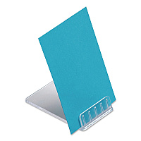 deflecto Tabletop Card Holder, Clear (20001RT)