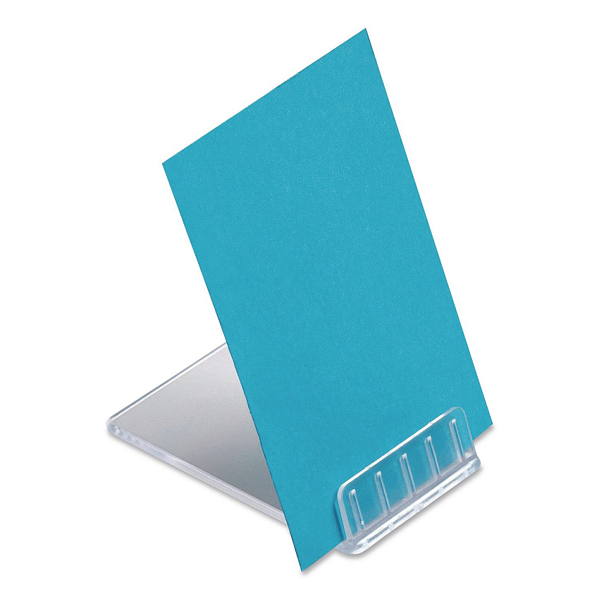 deflecto Tabletop Card Holder, Clear (20001RT)