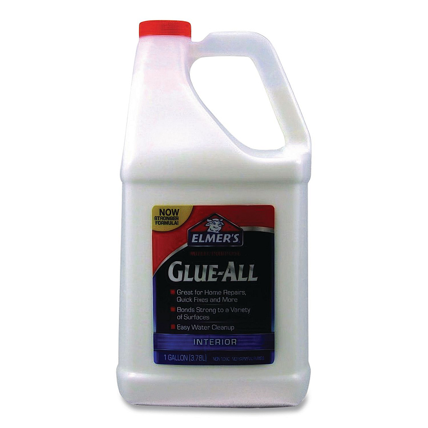 Elmer's Glue-All Liquid Craft Glue, White Glue, 1 gal, Dries Clear (E3860)