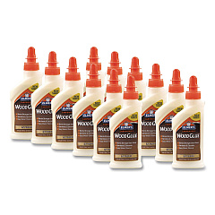 Elmer's Carpenter Wood Glue, 4 oz, Dries Beige, 12/Carton (E7000)