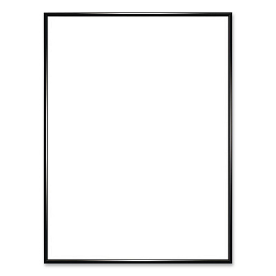 General Printing & Design Poster Frame, Plastic, 18 x 24 Insert, Black, 10/Pack (PPFRM1824CP)