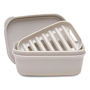 General Printing & Design Travel Soap Box, Light Gray (SPLSTRVL0010)