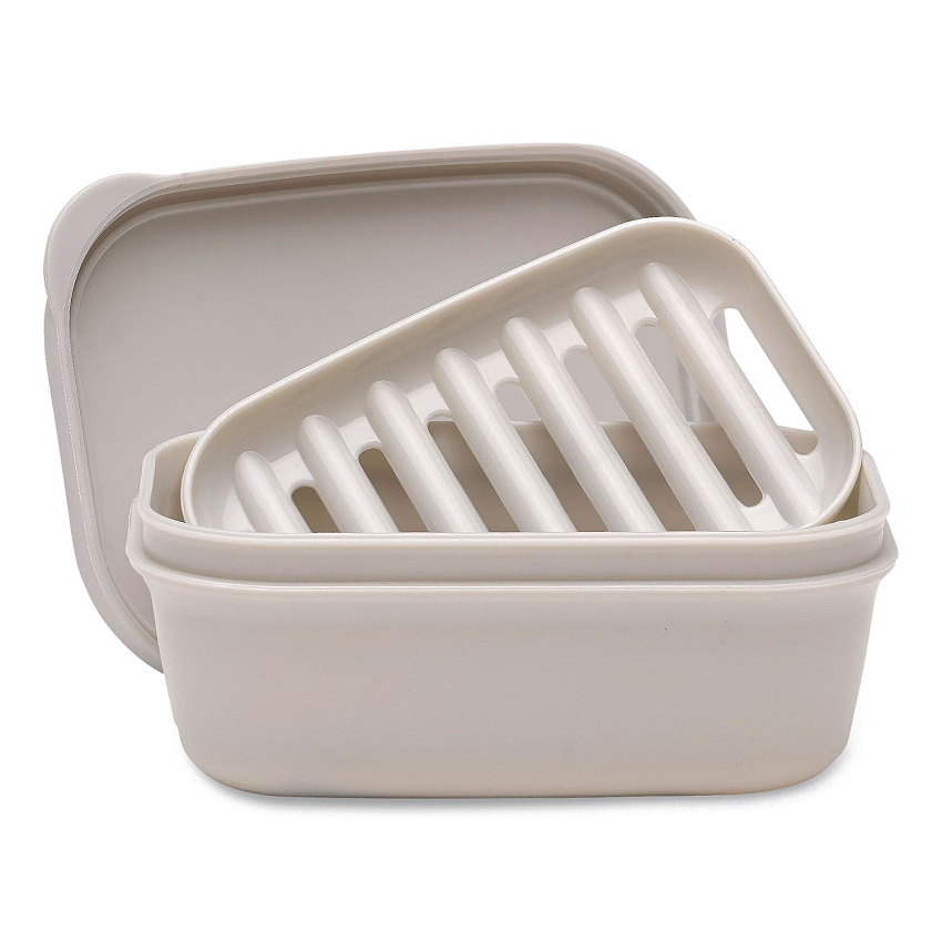 General Printing & Design Travel Soap Box, Light Gray (SPLSTRVL0010)