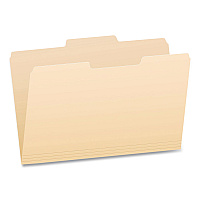 Pendaflex Manila File Folders, 1/3-Cut Tabs: Center Position, Legal Size, 0.75" Expansion, Manila, 100/Box (753132)