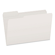 Pendaflex Double-Ply Reinforced Top Tab Colored File Folders, 1/3-Cut Tabs: Assorted, Legal, 0.75" Expansion, White, 100/Box (1007034)