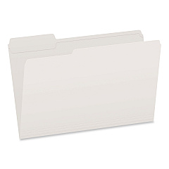 Pendaflex Double-Ply Reinforced Top Tab Colored File Folders, 1/3-Cut Tabs: Assorted, Legal, 0.75" Expansion, White, 100/Box (1007034)
