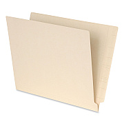 Pendaflex Manila End Tab Folders, Straight Tabs, Letter Size, 0.75" Expansion, Manila, 100/Box (1007040)