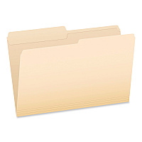 Pendaflex Manila File Folders, 1/2-Cut Tabs: Assorted, Legal Size, 0.75" Expansion, Manila, 100/Box (1007052)