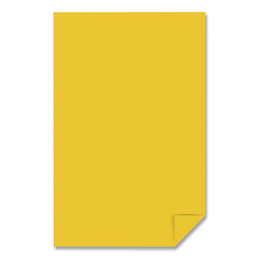 Astrobrights Color Paper, 24 lb Bond Weight, 11 x 17, Solar Yellow, 500/Ream, 5 Reams/Carton (22533CT)