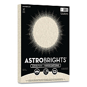 Astrobrights Color Cardstock, 65 lb Cover Weight, 8.5 x 11, Natural, 100 Sheets/Pack (27427)
