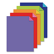 Astrobrights Double-Color Card Stock, 70 lb Cover Weight, 8.5 x 11, Assorted Bright Colors, 80/Pack (98883)