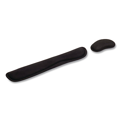 Mind Reader Memory Foam Gaming Ergonomic Keyboard and Mouse Wrist Rest Set, Black (WRESTGELBLK)