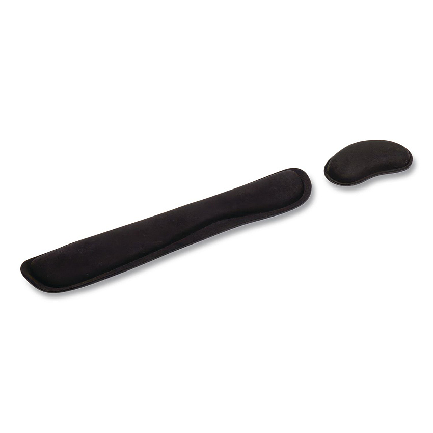 Mind Reader Memory Foam Gaming Ergonomic Keyboard and Mouse Wrist Rest Set, Black (WRESTGELBLK)