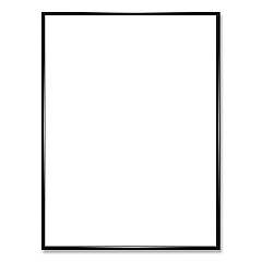 General Printing & Design Poster Frame, Plastic, 24 x 36 Insert, Black, 10/Pack (PPFRM2436CP)