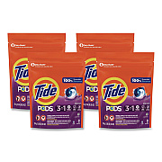 Tide Pods, HE Compatible, Laundry Detergent, Spring Meadow, 31/Pack, 4 Packs/Carton (93123CT)