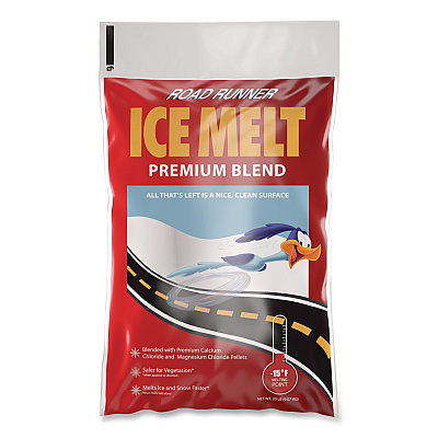 Scotwood Industries Road Runner Ice Melt, 20 lb Bag, 100 Bags/Pallet (20BRRPLT)