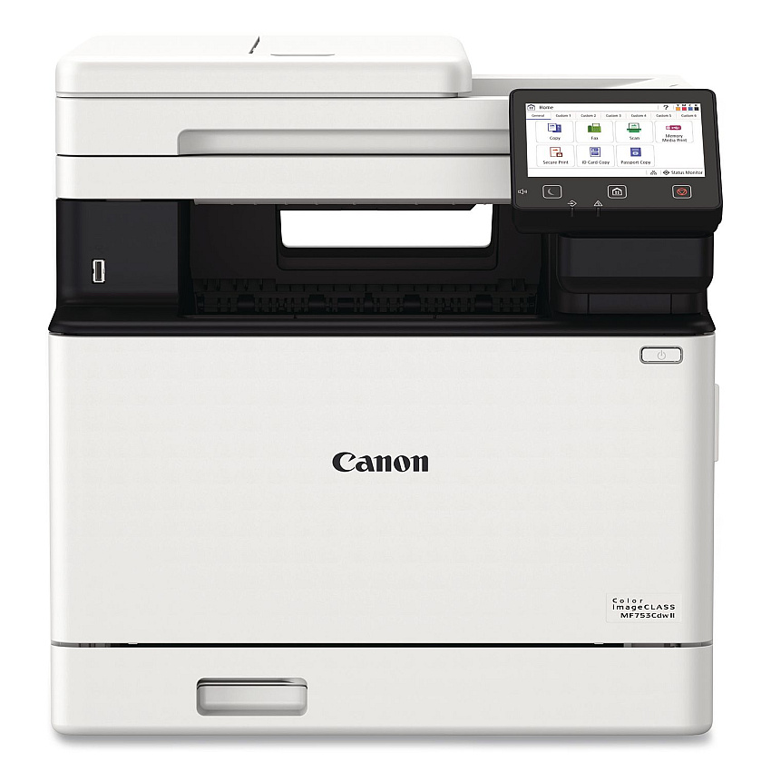 Canon imageCLASS MF753Cdw II, Wireless Multifunction Laser Printer, Copy/Fax/Print/Scan (7185C011)