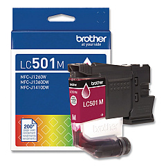 Brother LC501MS Ink, 200 Page-Yield, Magenta