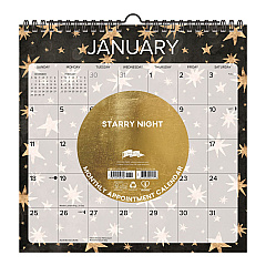 Starry Night 2026 Spiral Wall Calendar, Starry Night Artwork, 12 x 12, Multicolor Sheets, 12-Month (Jan to Dec) (54758)