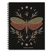 Butterfly Zen Weekly/Monthly Planner, 8.5 x 6.5, Black Cover, 12-Month (Jan to Dec): 2026 (57506)