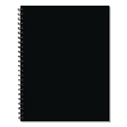 Black Weekly/Monthly Planner, 11 x 8.5, Black Cover, 12-Month (Jan to Dec): 2026 (57599)