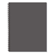 Charcoal Weekly/Monthly Planner, 11 x 8.5, Charcoal Cover, 12-Month (Jan to Dec): 2026 (57605)