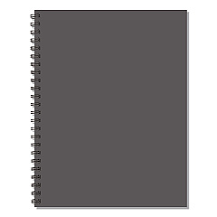 Charcoal Weekly/Monthly Planner, 11 x 8.5, Charcoal Cover, 12-Month (Jan to Dec): 2026 (57605)