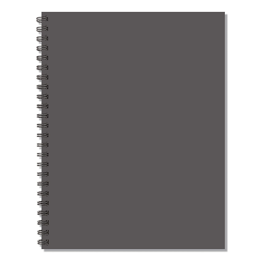 Charcoal Weekly/Monthly Planner, 11 x 8.5, Charcoal Cover, 12-Month (Jan to Dec): 2026 (57605)