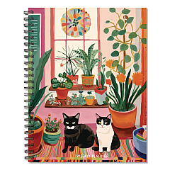Cats Love Plants Weekly/Monthly Planner, 8.5 x 6.5, Multicolor Cover, 12-Month (Jan to Dec): 2026 (57728)
