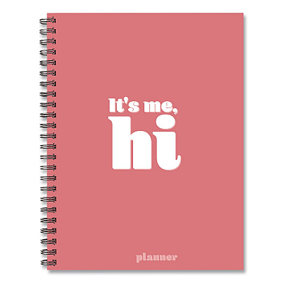 It's Me Weekly/Monthly Planner, Song Lyrics, 8.5 x 6.5, Pink Cover, 12-Month (Jan to Dec): 2026 (58435)