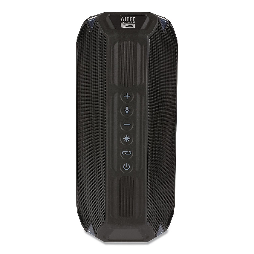 Altec Lansing HydraBoom Bluetooth Speaker, Bluetooth/Lightening/Micro USB/Qi/USB-A/USB-C, Black (IMW1400BLKT2)
