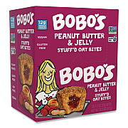Bobo's Stuff'd Oatmeal Bites, Peanut Butter and Jelly, 1.3 oz Individually Wrapped, 25/Box (00216)