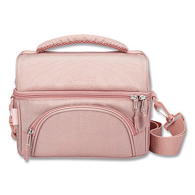 bentgo Deluxe Insulated Lunch Bag, 8" x 10" x 7.5", Blush Pink (BG2M)
