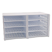 Thinkspace Literature Organizer, 8 Sections, 21 x 12.25, White (39444)