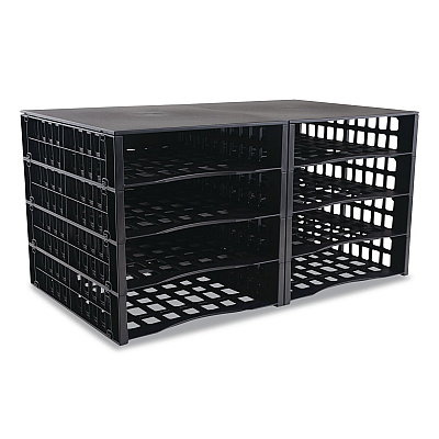 Thinkspace Literature Organizer, 8 Sections, 21 x 12.25, Black (39443)
