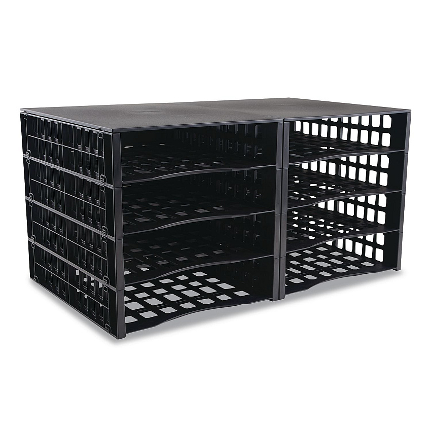 Thinkspace Literature Organizer, 8 Sections, 21 x 12.25, Black (39443)