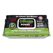 Crocodile Cloth PowerSCRUB Cleaning Cloths, 10 x 15, White, 80/Pack (6500080)