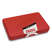 Carter's Pre-Inked Felt Stamp Pad, 4.25 x 2.75, Red, 36/Carton (21071CT)