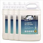 ECOS PRO Free and Clear Laundry Detergent, HE Compatible,128 oz Bottle, 4/Carton (PL976404)