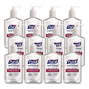 PURELL Prime Defense Advanced 85% Alcohol Gel Hand Sanitizer, 12 oz Pump Bottle, Clean Scent, 12/Carton (369912CT)