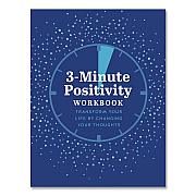 Quarto Guided Journal: 3-Minute Positivity - Transform Your Life by Changing Your Thoughts, Blue Cover, (96) 8 x 6 Sheets (978078584204)