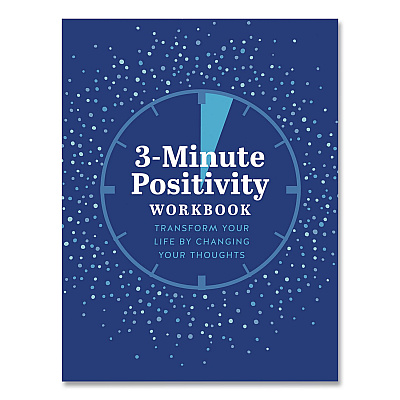Quarto Guided Journal: 3-Minute Positivity - Transform Your Life by Changing Your Thoughts, Blue Cover, (96) 8 x 6 Sheets (978078584204)