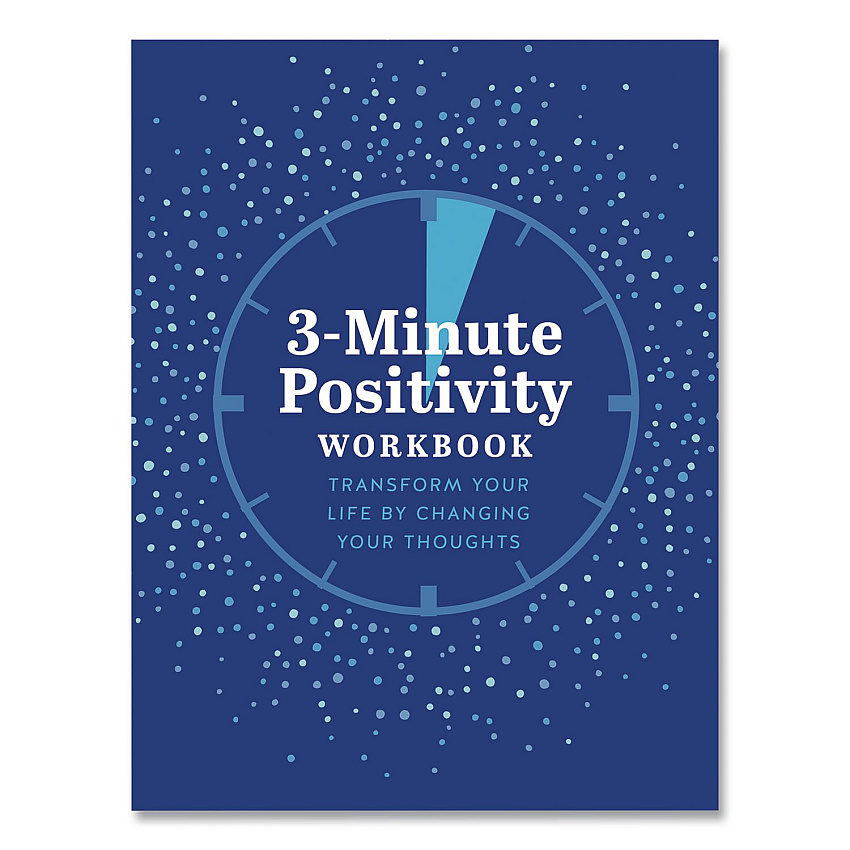 Quarto Guided Journal: 3-Minute Positivity - Transform Your Life by Changing Your Thoughts, Blue Cover, (96) 8 x 6 Sheets (978078584204)