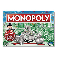 Hasbro Monopoly New Edition Classic Board Game, 2 to 8 Players, Ages 8 and Up, 117 Pieces (C1009)